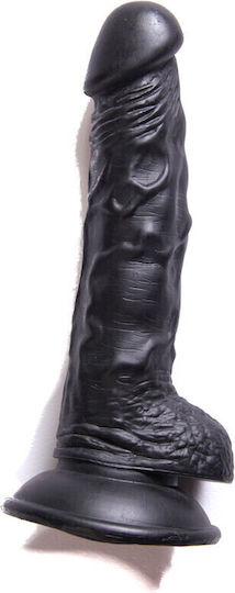 Sweetvibes Realistic Dildo With Suction Cup Black 20cm