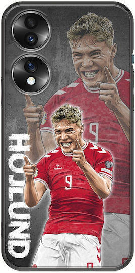 Euro 2024 Rasmus Hojlund Honor 70 5g Black Tpu Μαύρη Σιλικόνη