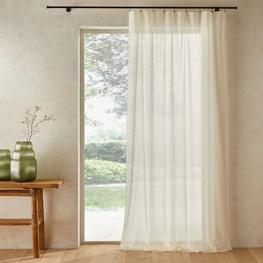 Vorhang aus Bio-Baumwoll-Voile 140x220 cm