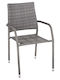 Gartenstühle Außenbereich Rattan Morner Grau 55x58x87cm