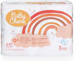 Baby Charm Tape Diapers No. 3 for 6-10 kg 41pcs