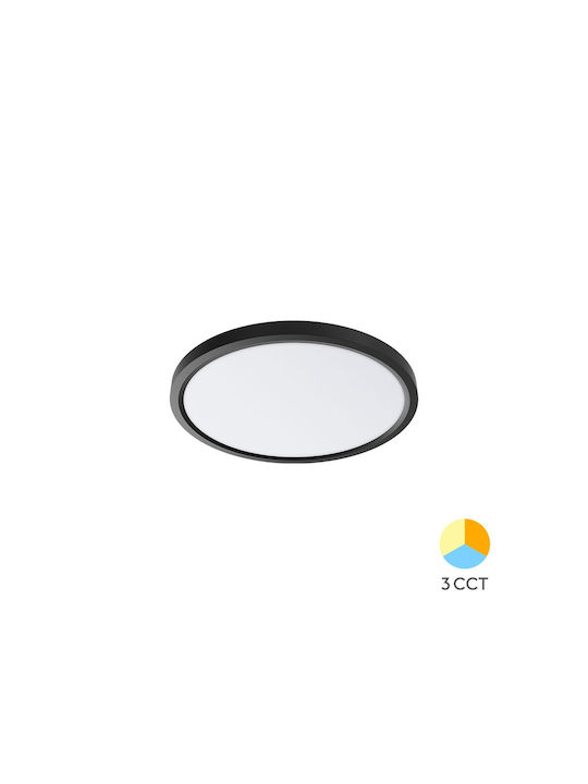 Braytron Jade Ceiling Mount Light Black with Integrated LED