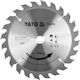 Yato Cutting Disc Wood Hole Diameter 165mm 1pcs