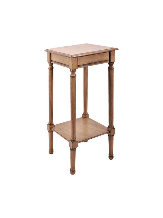 Square Side Table 98255sa Beige L36xW36xH72cm