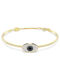 Swarovski Bracelet Handcuffs Gold Plated