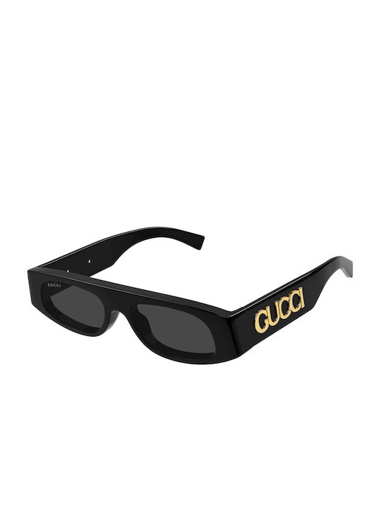 Gucci Γυαλιά Ηλίου με Μαύρο Κοκκάλινο Σκελετό και Μαύρο Φακό GG1771S 001