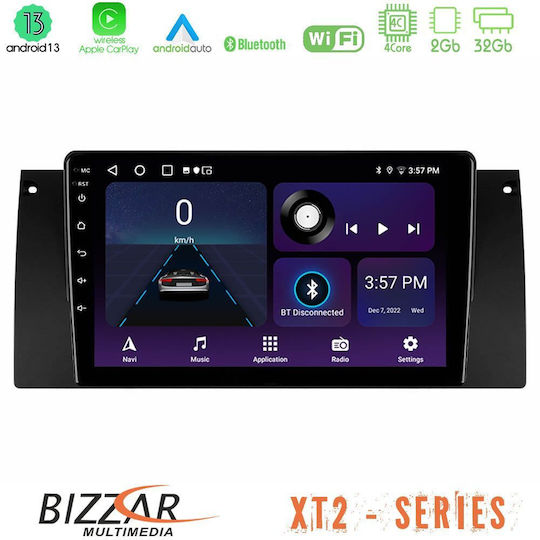 Bizzar Auto-Audiosystem 2DIN (Bluetooth/USB/WiFi/GPS/Apple-Carplay/Android-Auto) mit Touchscreen 9"