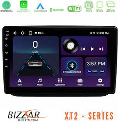 Bizzar Car-Audiosystem 2DIN (Bluetooth/USB/WiFi/GPS/Apple-Carplay/Android-Auto) mit Touchscreen 10"