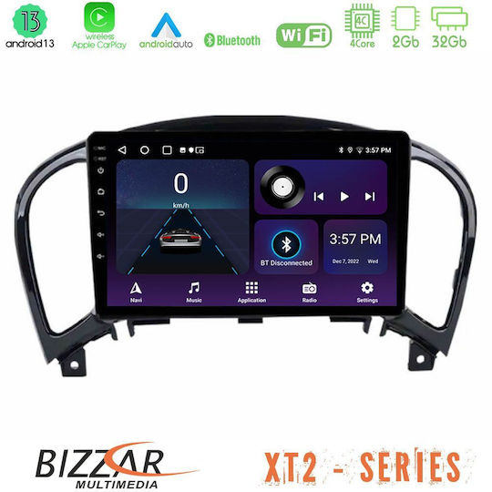 Bizzar Ηχοσύστημα Αυτοκινήτου 2DIN (Bluetooth/USB/WiFi/GPS/Apple-Carplay/Android-Auto) με Οθόνη Αφής 9"