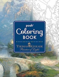 Andrews McMeel Publishing Carte de colorat Anti-Stress Posh Adult Coloring Book: Thomas Kinkade Designs For Inspiration & Relaxation