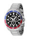 Invicta Pro Diver Men's Watch Chronograph Battery with Silver Metal Bracelet