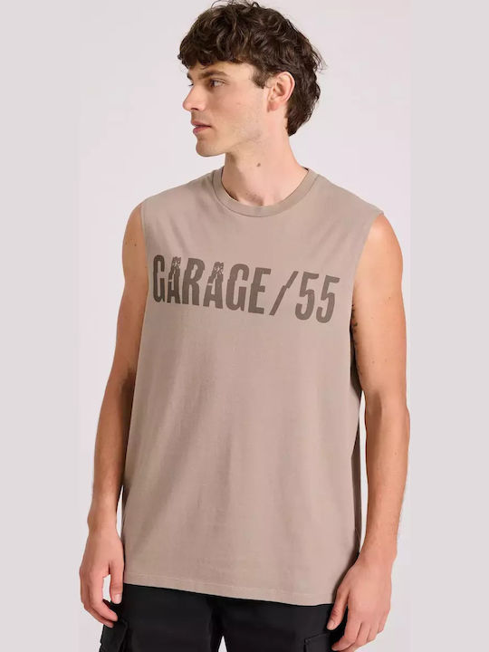 Garage Fifty5 T-shirt Μπεζ