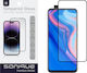 Sonique Hardy Glass 2.5D 0.33мм Пълно лепило Закалено стъкло за цялото лице Черен (Huawei P Smart Z / Honor 9X / P Smart Pro 2019)
