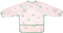 Badabulle Schutzanzug Stoff mit Tasche & Ärmel Pink für 4 m+