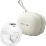 Momcozy Pompa de sân simplă și electrică Funcționează cu baterie Alb 120ml