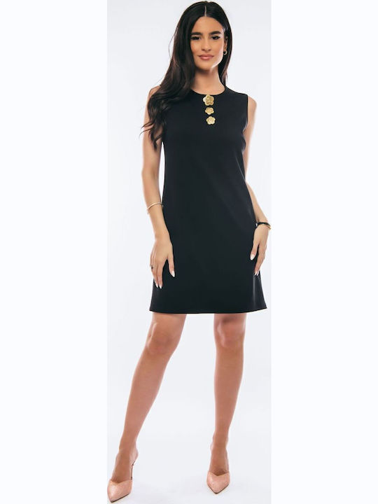 BelleFille Summer Mini Evening Dress Black