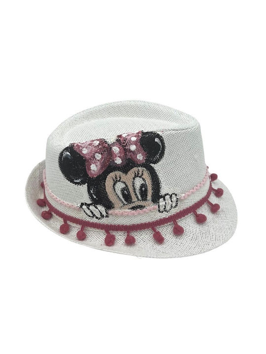 LiebeQueen Kids' Hat Straw White