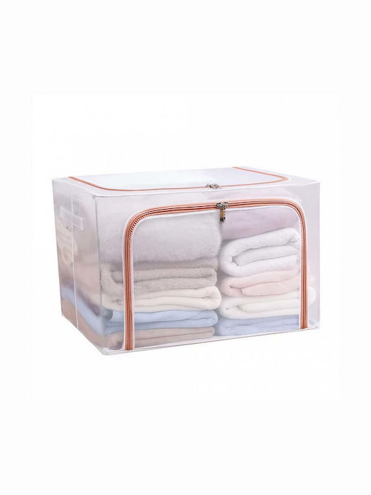 Plastic Storage Box with Lid Red 50x40x33cm 1pcs