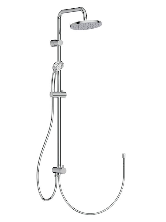Ideal Standard Idealrain Shower Column without Mixer Silver