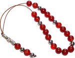 Agate Worry Beads with 26 Beads Multicolour