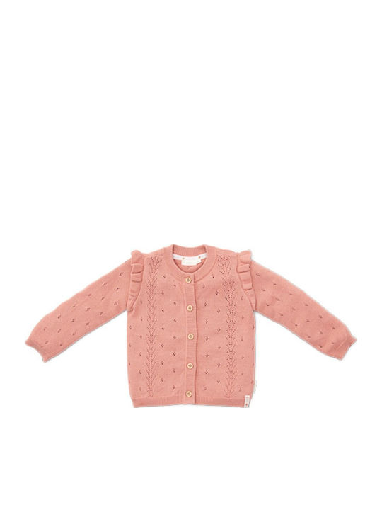Παιδική Ζακέτα Πλεκτή Rose Pink