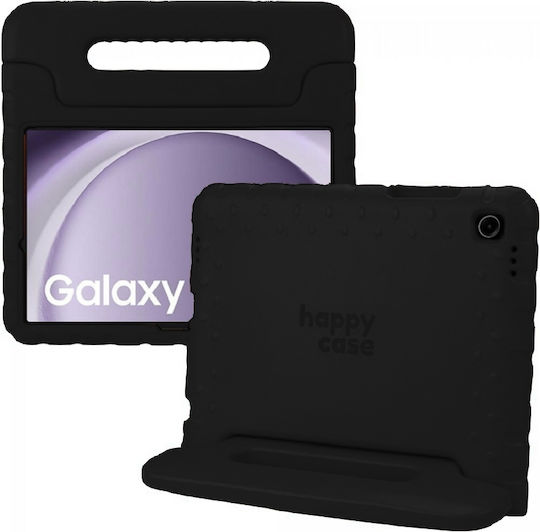HappyCase Umschlag Rückseite Dauerhaft für Kinder Schwarze für Samsung Galaxy Tab A9 8,7" X110 / X115