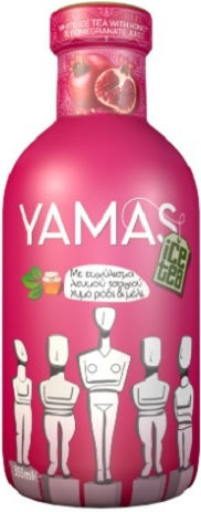 Yamas Ice Tea Ρόδι Χωρίς Ανθρακικό σε Μπουκάλι YA.IC.TE14 355ml