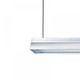 DIL XF218C Fluorescent Ceiling Light with 2 Light Bulb Places T8 Shape for G13 Base L63xD12xH12cm