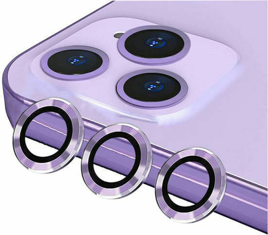 Protecție Cameră Tempered Glass Purple pentru iPhone 12 Pro / 12 Pro Max