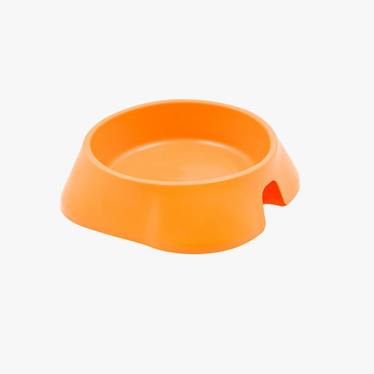 Fiboo Bowl Kunststoff Schalen Futter & Wasser für Hund & Katze in Orange Farbe