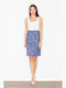 Figl Pencil Skirt in Navy Blue color