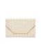 Boho Chic Clutch Bag Cream