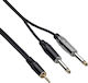 Bespeco Bespeco Kabel 2x 6,3mm Stecker - 3,5mm Stecker 3m RKYMSJ300