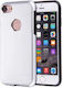 Motomo Back Cover Πλαστικό Ασημί (iPhone 6/6s)