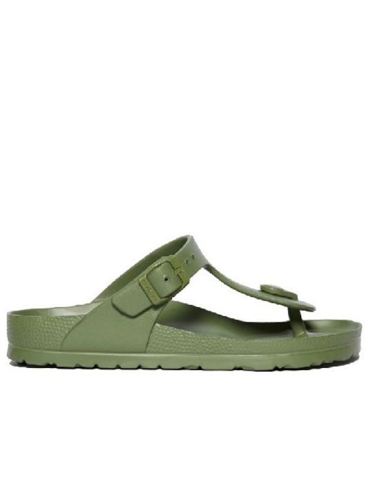 Plakton Women's Flip Flops Green