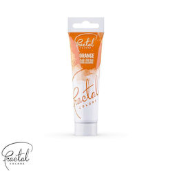 Fractal Colors Food Colouring Gel Orange Tube 30gr