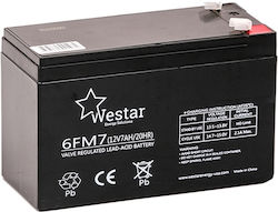 Westar WSFM7-12 Μπαταρία UPS 12V 7Ah