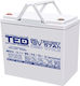 TED Electric Baterie UPS cu Capacitate 57Ah și Tensiune 12V BA086431 1buc