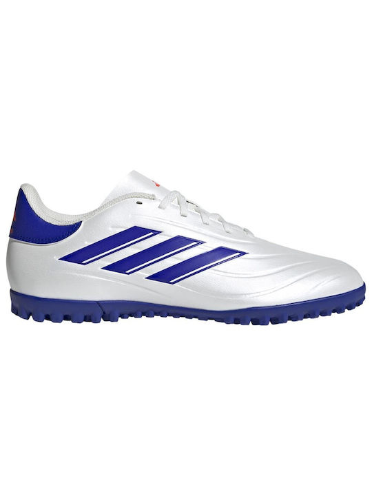 Adidas TF Χαμηλά Ποδοσφαιρικά Παπούτσια με Σχάρα Λευκά