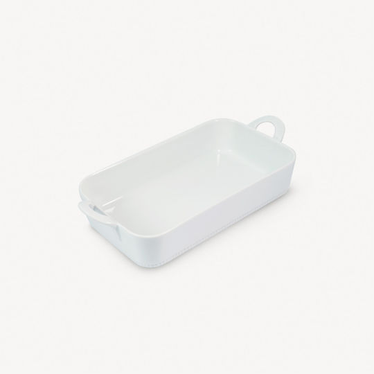 Pillivuyt Porcelain Rectangular Heat-Resistant Cookware 31x18x6cm