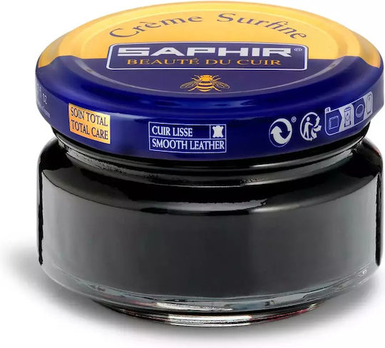 Saphir Créme Surfine 50 Ml Black Shoe Dye Color Black 01