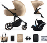 Kinderkraft Prime2 Adjustable 3 in 1 Baby Stroller Suitable for Newborn Sandrose Beige 12kg