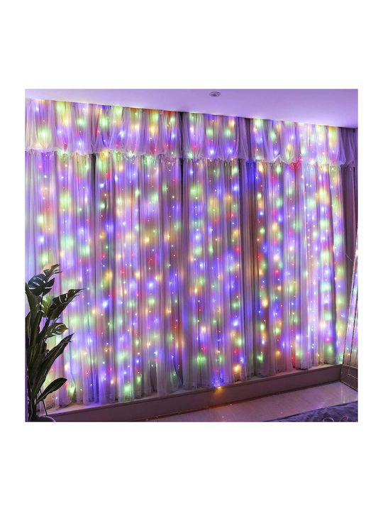 60 Lămpițe LED 1m. x 100buc Multicolore tip Perdea 1buc