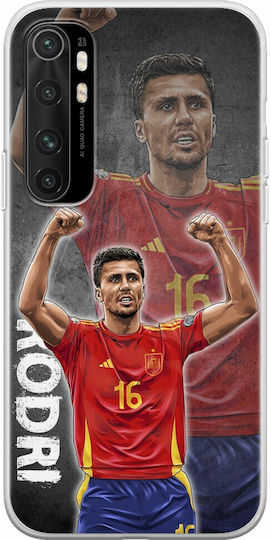 Euro 2024 Rodri Xiaomi Mi Note 10 Lite Flexible Tpu Διάφανη Σιλικόνη