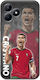 Euro 2024 Cristiano Ronaldo Realme C53 Black Tpu Black Silicone