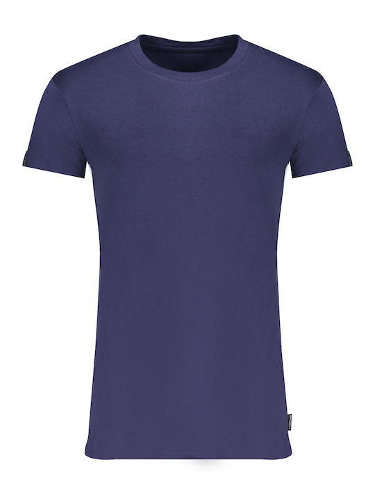 Gaudi Men's Short Sleeve T-shirt Blue