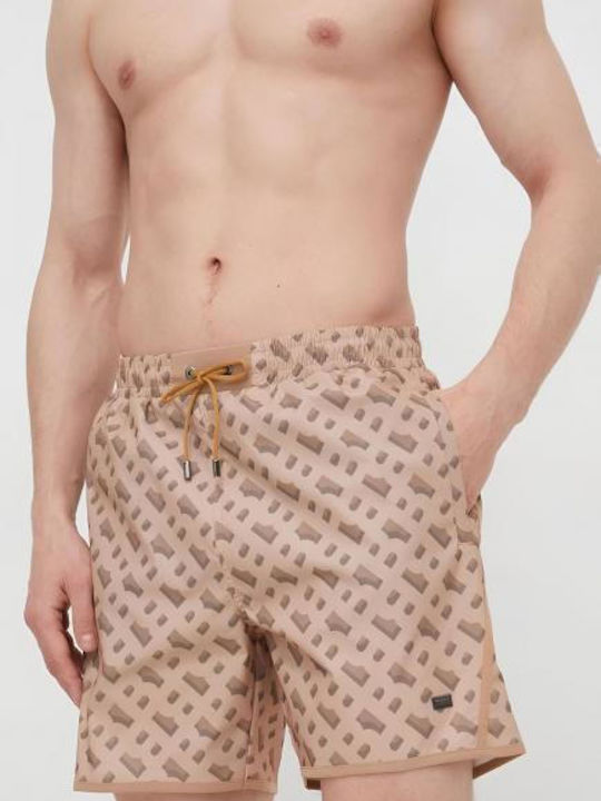 Hugo Boss Herren Badebekleidung Shorts Open Beige