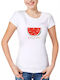 Damen T-Shirt Weiß