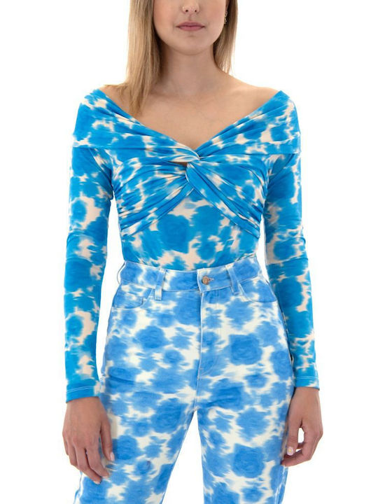 Studio 83 Frauen Bodysuit Hellblau