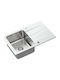 Steiner Michael 111 Drop-In Spüle Inox B78xT48cm Weiß